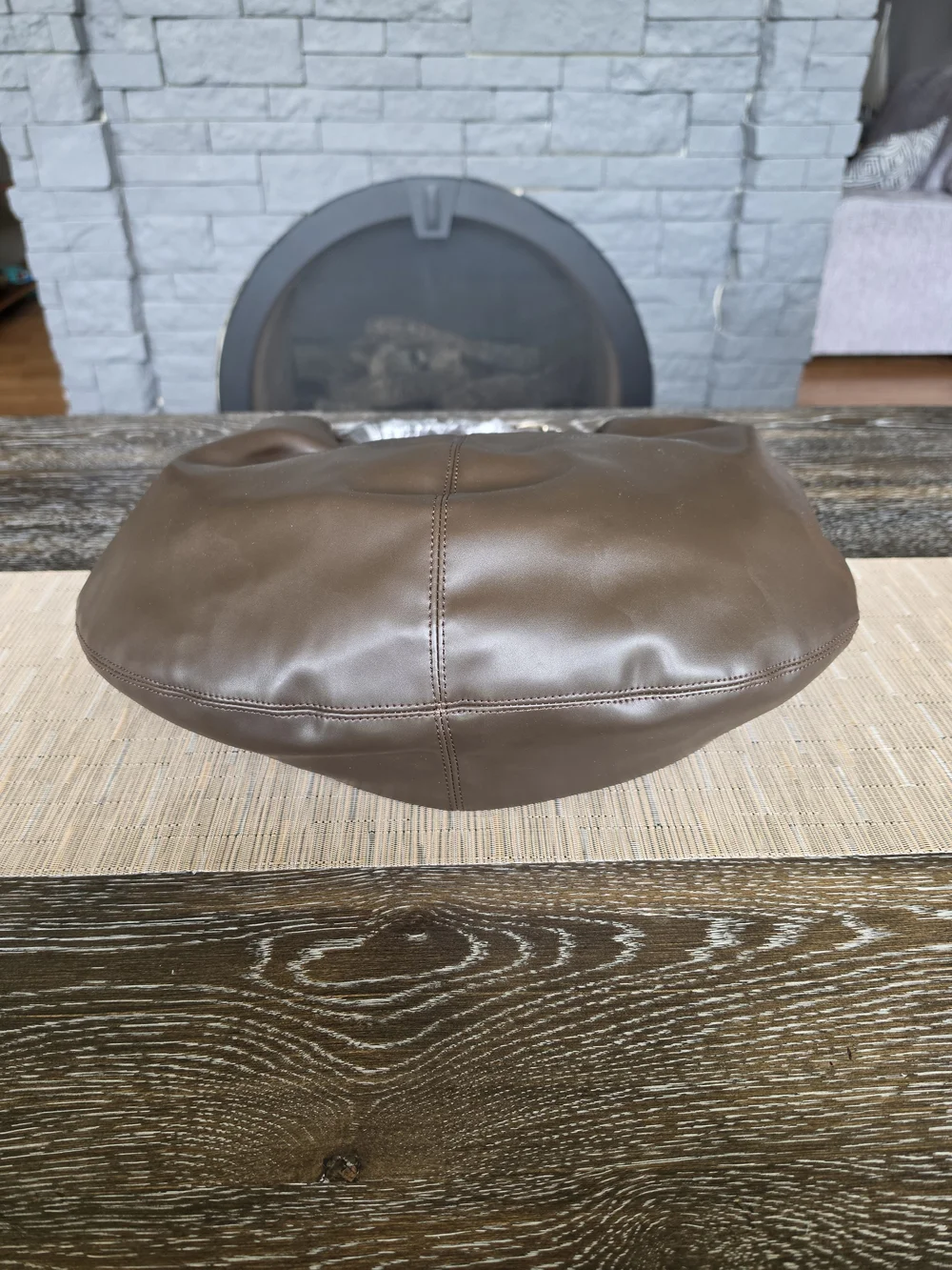 On 34th Joenii Large Chocolate Brown Hobo Shoulder Bag
